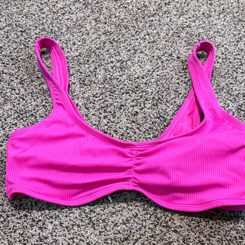 Decree Hot Pink Bikini Top